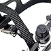 kowaku Bike Pedals with Toe Clips and Straps Bicycle Pedals 14mm Axle 9/16” Thread for Indoor Riding Fitness Home Gym Parts Repair, Left