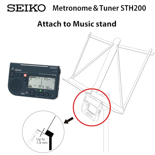 Seiko STH200B Metronome Tuner, Loud Volume, Can Be