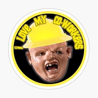 10 pcs Cool Stickers Funny Love My CO-Workers Hard Hat Sticker, 2.5 inch - Hardhat Laborer Foreman Loading Wait Welding Welder Decal Oilfield Trash Hard Hat Sticker