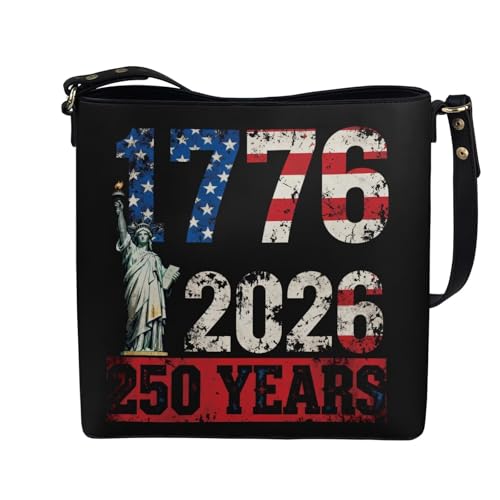 Image of HUGS IDEA Boho Bags for Women Leather Handbag Shoulder Bucket Crossbody Purse