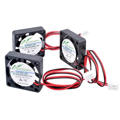 Ventilador ACP3007 30x7 mm 2 pines: refrigeración eficiente para impresoras 3D 5