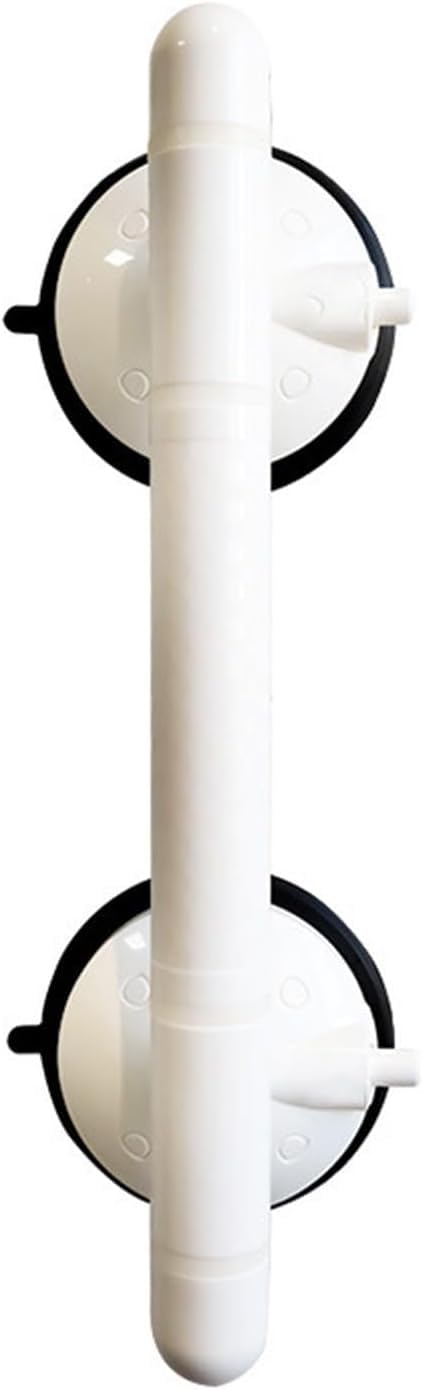 Barra de agarre de baño con ventosa con indicadores de seguridad para personas mayores y discapacitados, no requiere taladrar, 36,5 cm/46,5 cm (36,5 cm)