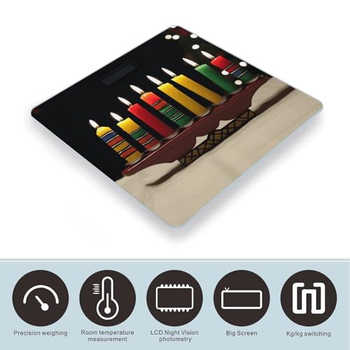 Balanza Digital para Baño Kwanzaa Candles 180 kg miniatura 3