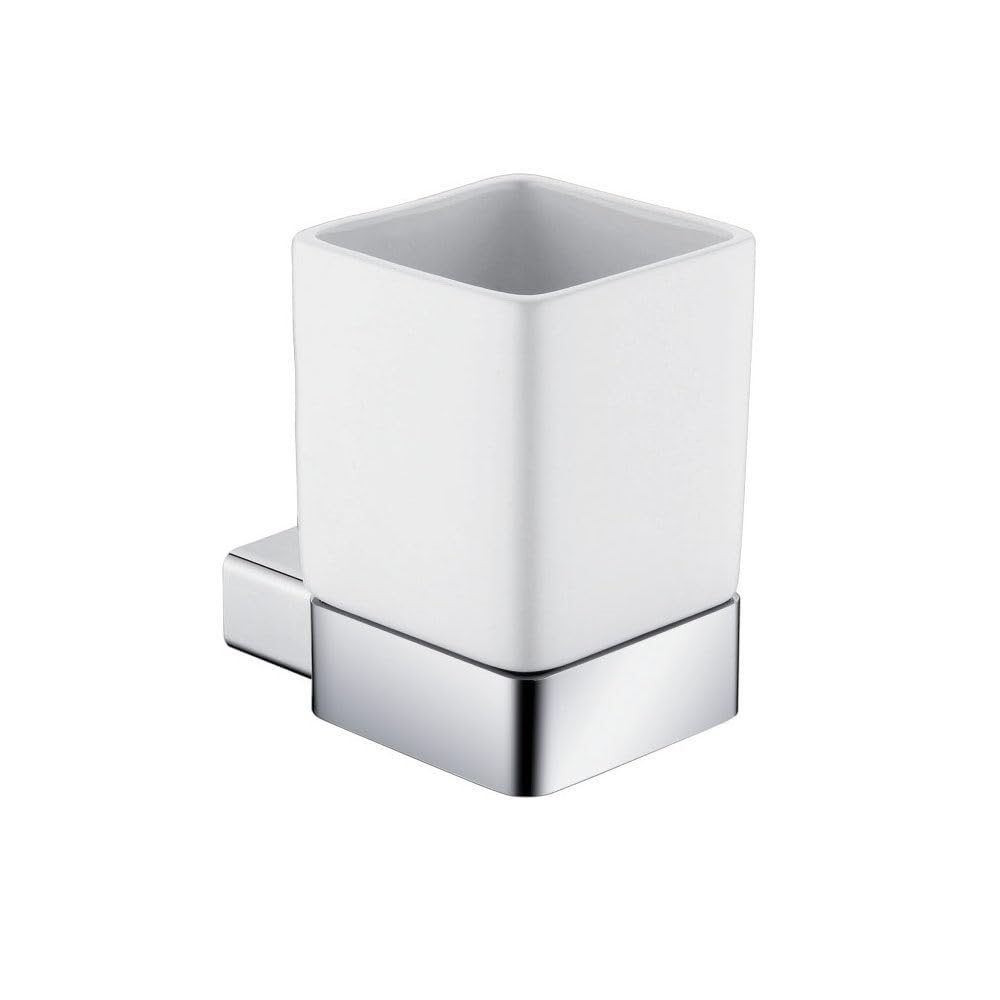 Accessoires de salle de bain en aluminium et céramique pour un design moderne