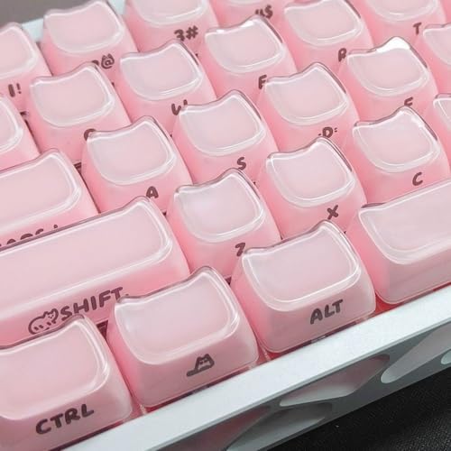 Touches de clavier chat rose : résout les lettres effacées sur MX - 5