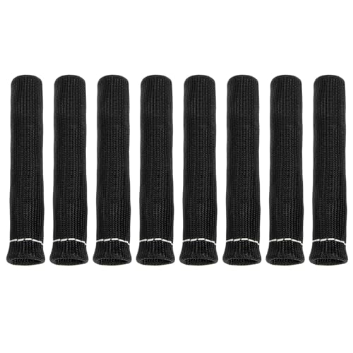 Cache-fil de bougie d'allumage Healvian noir en fibre de verre pour protection thermique moteur