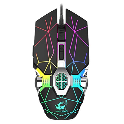 Solustre Lap Desks Lap Desks Gaming Rgb Wired Gaming Usb Computer Mice Led Gaming Desktop Laptop Pc Computer Professional Gaming Black Grey Wireless Led Linux Laptop #TOP1