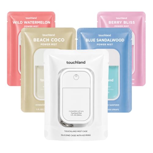 Touchland Dream 5 Hand Sanitizer Spray + Case Set 1 FL OZ