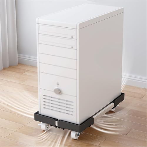 Soporte Móvil Ajustable para CPU con Ruedas Giratorias para Ordenador Bajo Escritorio miniatura 6