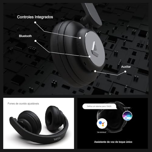 boAt Rockerz 450, 15 HRS Battery, 40mm Drivers, Padded Ear Cushions, Integrated Controls, Dual Modes, On Ear Bluetooth Headphones, Wireless Headphone with Mic (Luscious Black) 6 41O85l+MUQL