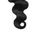 Brazilian Body Wave Bundles with Closure Human Hair (14 Inch, Closure)