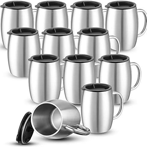 Xinnun 14 oz Insulated Stainless Steel Coffee Mug Cover