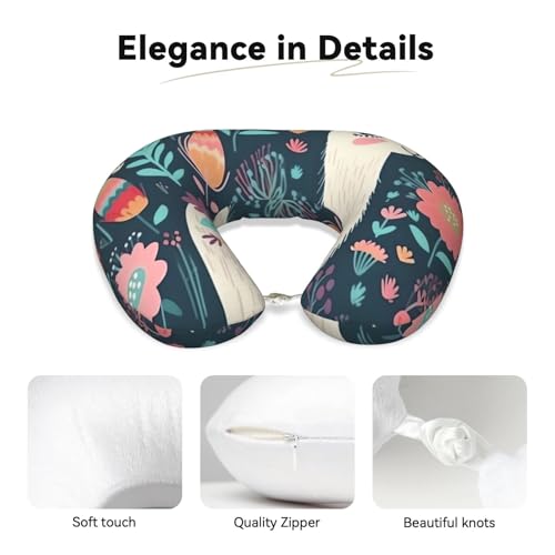 Almohada de espuma viscoelástica para cuello tamaño U miniatura 2