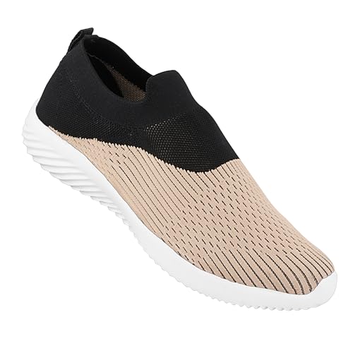 Image of Men's Slip-On Sports Shoes | Lightweight & Comfortable Laceless Sneakers for Casual Wear, Walking, Gym & Outdoor Activities