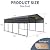 12x20 FT Heavy Duty Metal Carport, Outdoor Garage Car Shelter with Galvanized Metal Roof and Reinforced Steel Frame, Weather-Resistant Canopy for Car, Boats and Truck