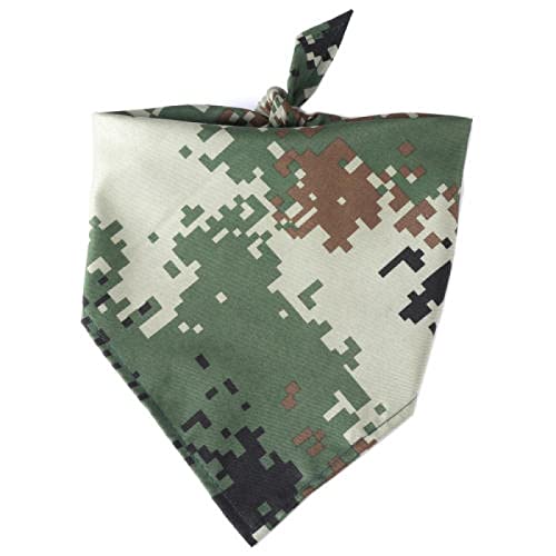 Bandanas für Hunde, einlagig, Camouflage-Hundehalstuch, groß, Haustier-Halstuch, Katzen-Hund, Zubehör, 3 Stück Cover