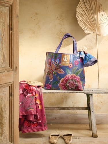Pip Studio Bombay Beach Bag Blue 60 x 40 cm (Pack of 1)
