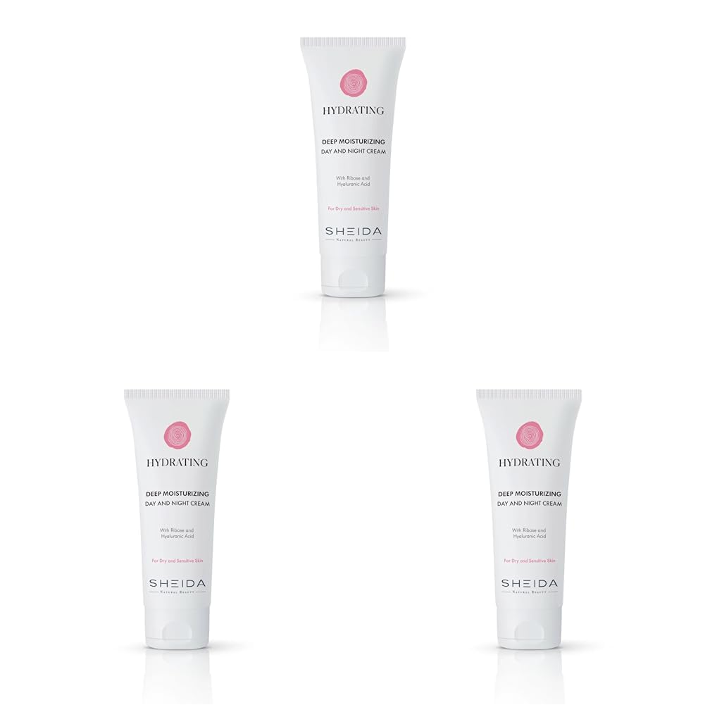 Sheida Hydrating Yoğun Nemlendirici Gündüz ve Gece Kremi 75 ml Kuru ve Hasas Ciltler İçin (3 paketi)