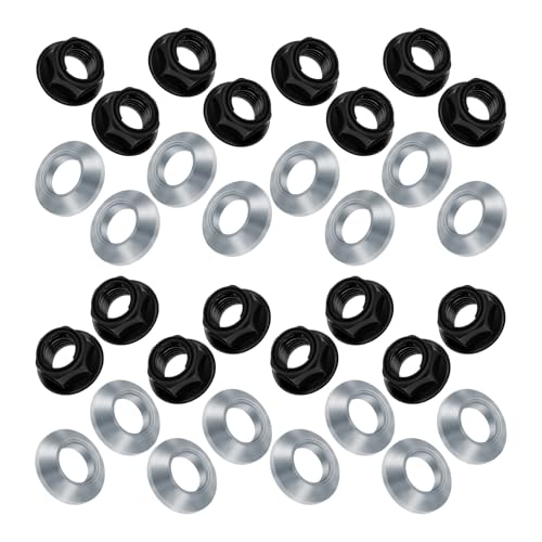 Image of 16pcs M10x1.25 Lug Nuts Flat Tapered for Yamaha Banshee 350 Raptor 350 Warrior 350 Grizzly 600 Raptor 660R for Honda ATC200X TRX250EX TRX400EX for Kawasaki Bayou 220 250 300 for Suzuki Kingquad