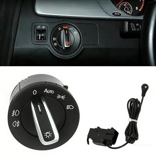 Interruptor de faros para VW Golf y Jetta con sensor y arnés 3