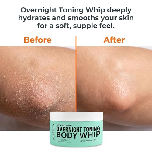 MOAGERDTD Overnight Firming Body Cream, with Cladosiphon Okamuranus Etract & Glycerin, Smooth Rough Skin Tighten Skin-Large Capacity Creamy Moisturizing Body Lotion 7.44 FL OZ — view 6