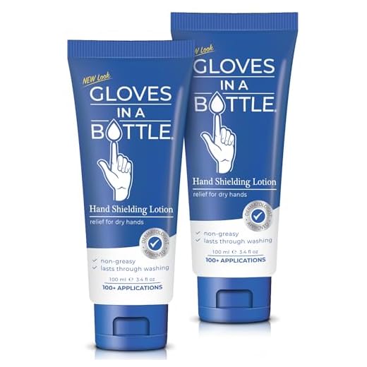 Gloves in a Bottle Shielding Lotion, Relief for Eczema and Psoriasis, 3.4 ounces (Pack of 2)