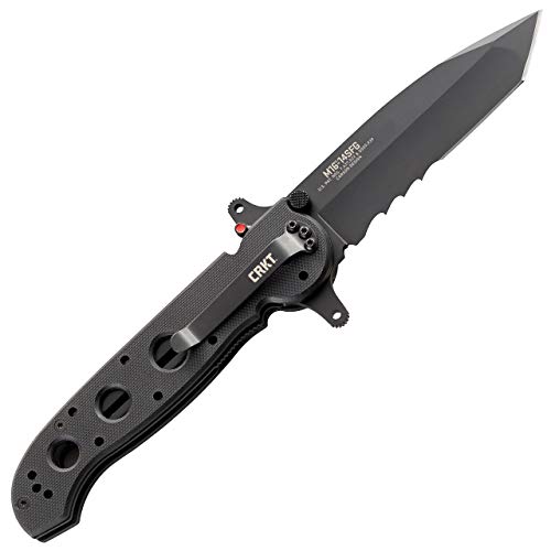 image for CRKT M16-14SFG Folding Knife with Liner Lock: 1.4116 Veff Serrations B