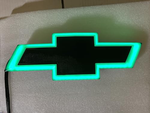 Image of 2014-15 Chevy Silverado Grille Emblem with Chrome Finished, RGB LED.