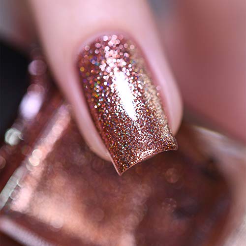 Image of ILNP Muse - Radiant Copper Holographic Ultra Metallic Nail Polish