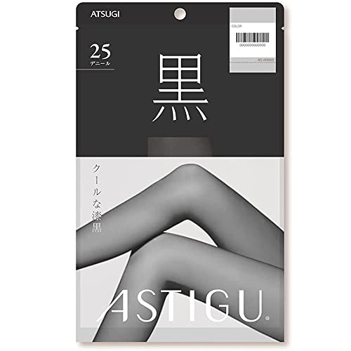 Image of Atsugi Astigu Stocking Kuro Sheer Black Tights Size L - LL - 480 Black (Harajuku Culture Pack)