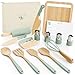 Wooden Cooking & Baking Set for Kids - Safe & Real...
