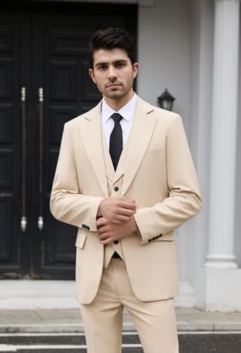 Men's Suits Slim Fit Formal Suits for Men Wedding Business Prom Mens Suit 3 Piece Blazer Vest Pants Mens Suit2