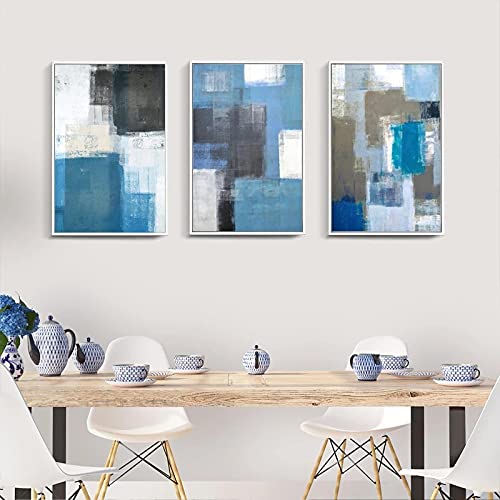 Peinture de décoration d'affiche de toile HD salon triptyque mural 50x70