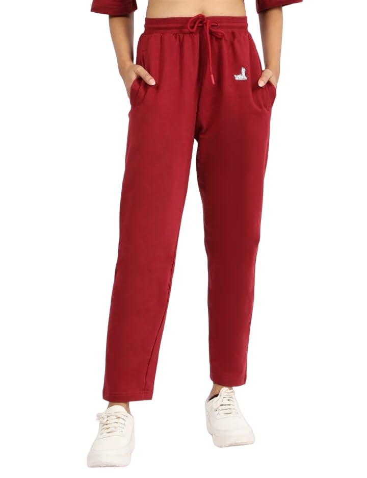 lama store Unisex Soft Pure Cotton Co-ord Track Pants-picture-17