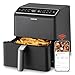 Price comparison product image COSORI Dual Blaze Smart Air Fryer Oven, 6.4L, No Shaking Double Heating Elements, 12 Functions with APP Control, Dishwasher Safe, Black