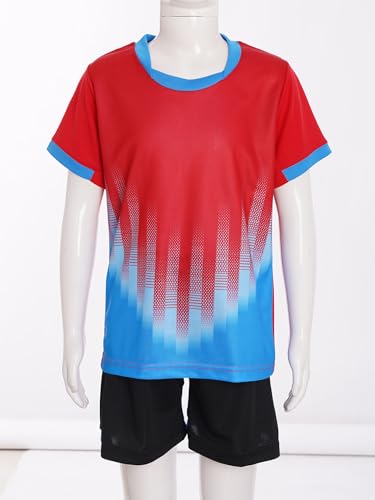 Kids Boys School Pe Kit Football Training Suit Sports Set Pcs Tshirt And Shorts Active Sportswear Tracksuits3