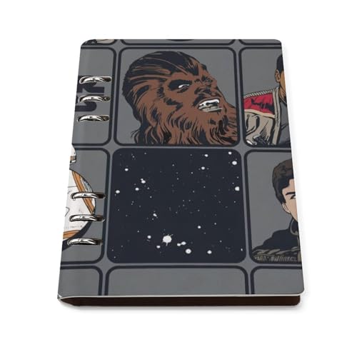 ルーズリーフノート スター・ウォーズ バインダーノート リングノート A5ルーズリーフ スケジュール帳 メモ帳 日記帳 PUレザー 差し替え可 おしゃれ 学校 ビジネス用 事務用品 プレゼント