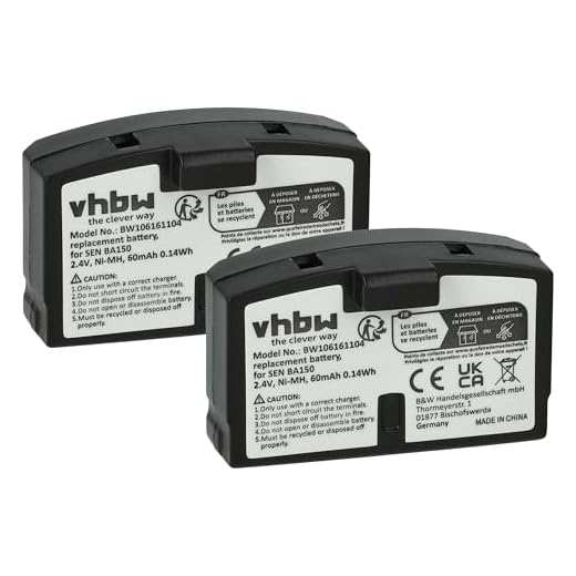 vhbw 2X Akku kompatibel mit Sennheiser Set 50 TV, Set 55 TV, RS 8-9 Wireless Headset Kopfhörer (60 mAh, 2,4 V, NiMH)