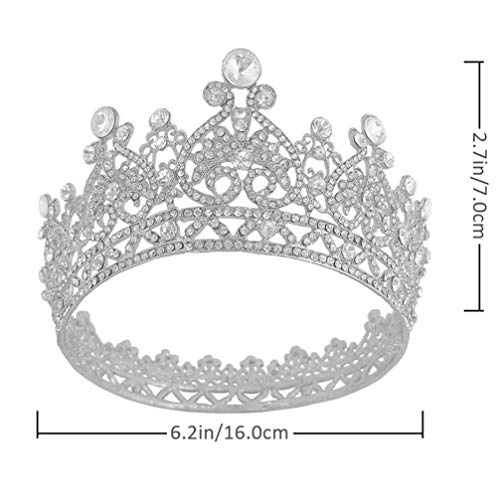 Minkissy Strass Barocchi Corone e Diademi Sposa