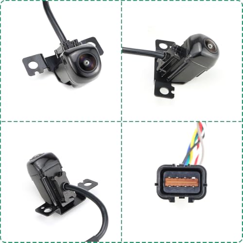 Image of 95760-B8650 OE Backup Camera for Hyundai Santa Fe 2017-2019, GreenYi Rear Cam Replaces 95760-B8640, 95760-B8641