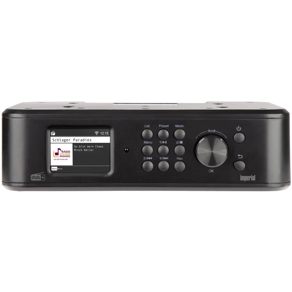 Imperial Dabman i460 | Radio Internet, Dab+ et FM | Streaming intégré | Bluetooth émetteur/récepteur | Enregistrement USB | Noir