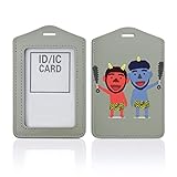 パスケース 定期入れ IC IDカード入れ グレー ネックストラップ付 社員証入れ 通学 通勤 passcase 節分の日 節句 季節 鬼 015345