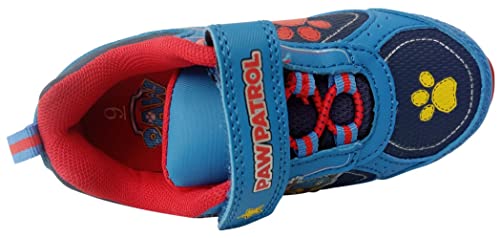 Nickelodeon Boy's Paw Patrol Chase and Marshall Light Up Sneakers (Blue/Red, Numeric_11)4