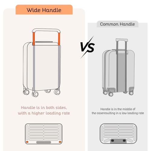 Apelila 28” Wide Handle Hardshell Spinner Luggage,big luggage suitcase 116L Large Capacity with 360° Silent Wheels,TSA Lock & Aluminum Corner Guards,Lightweight PC+ABS for International Travel