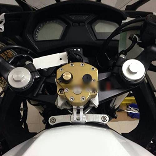 Evita el bamboleo de tu CBR650F con este estabilizador de amortiguador de dirección regulable 4
