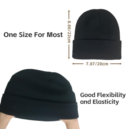 Image of NPJY Unisex Beanie for Men and Women Knit Hat Winter Beanies