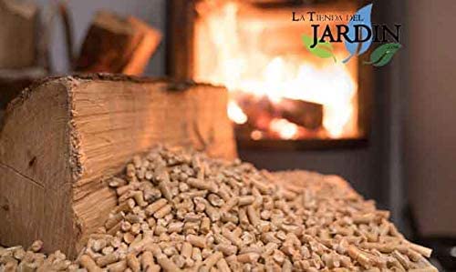 Suinga - 300 kg di pellet di legno 100% naturale per riscaldamento, 20 sacchi da 15 kg, Uso pratico, conveniente ed efficiente
