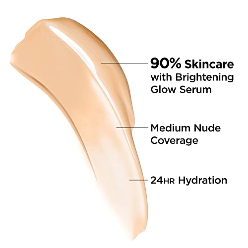 It Cosmetics Cc+ Nude Glow Lightweight Foundation + Glow Serum With Spf 40 - With Niacinamide, Hyaluronic Acid & Green Tea Extract - Medium - 1.08 Fl Oz #TOP2