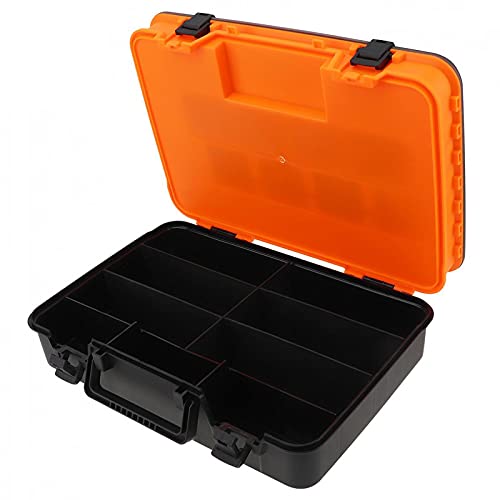 Boîte à outils double face épaisse étanche avec compartiments amovibles pour réparation