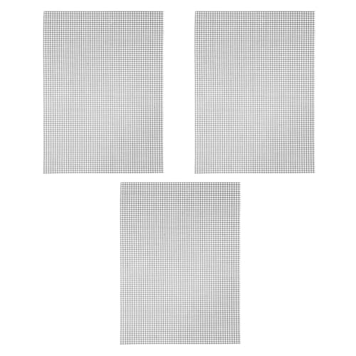 Hperu BBQ Grill Mesh Mat Non Stick Heat Resistant Grill Pad for Barbecue Cooking Baking Accessories 3PCS bbq mat
